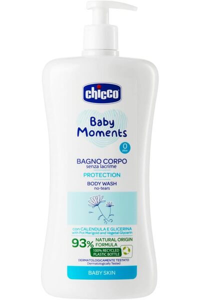 Chicco Baby Moments Body Wash with No Tears Formula for Skin, from Birth Onwa...