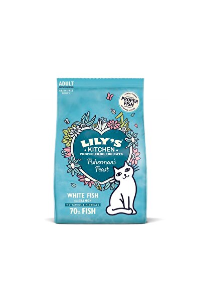 Lily's Home Lily's Kitchen Fisherman's Feast Cat Food White Fish & Salmon 2 kg