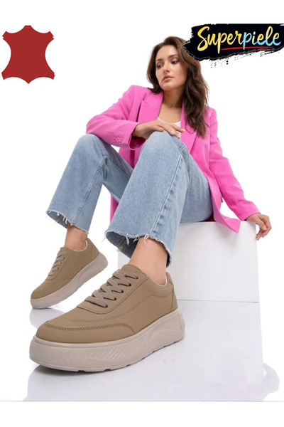 ANGEL BLUE Αθλητικά παπούτσια casual, κατασκευασμένα από γνήσιο δέρμα υψηλής ...