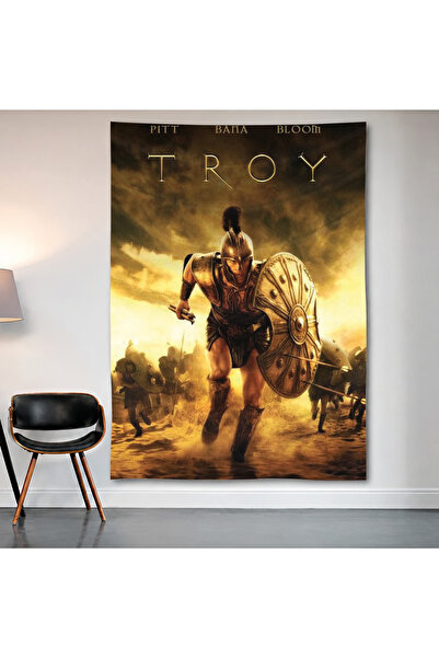 Geek Cultcha Troy Wall Covering Wall Tapestry First Quality Satin Fabric Poster