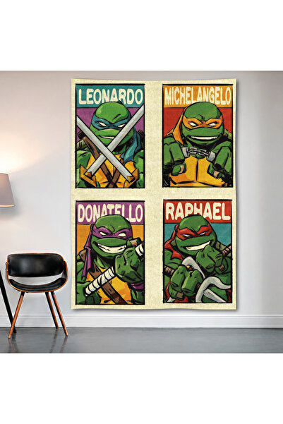 Geek Cultcha Teenage Mutant Ninja Turtles Heroes Wall Covering Wall Tapestry ...