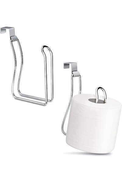 Arabest 2 Pcs Toilet Paper Holder,Over The Tank,Bathroom Metal Dispenser Rese...