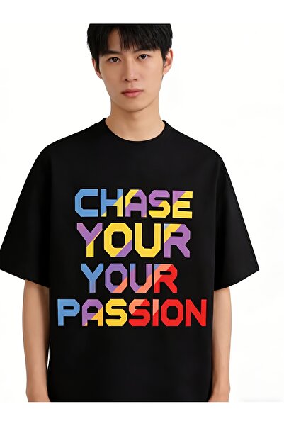 12 HERTZ تيشيرتات رجالية مميزة ومضحكة من Chase Your Passion للربيع والصيف، نا...