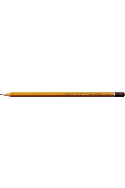 OEM Creion grafit Koh-I-Noor 1500 6B, moale, corp lacuit, galben, set 12 buc