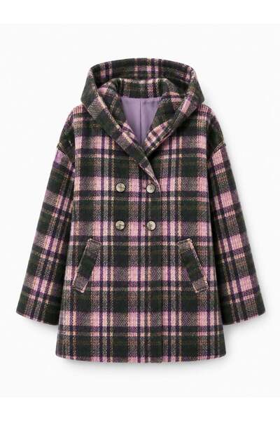Retrobird Urban Retro Hooded Oversize Jacket Coat Women's Lilac