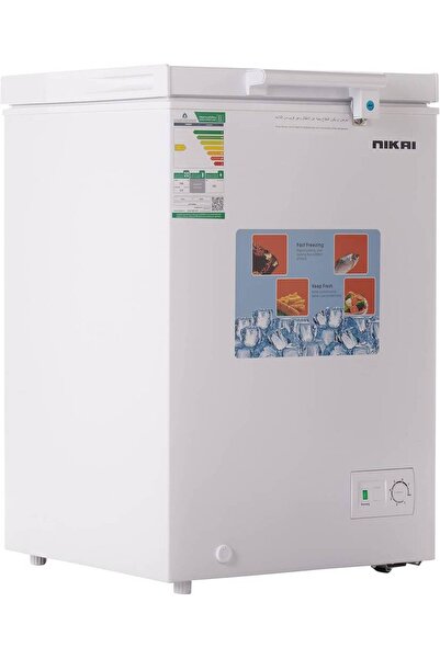 nikay Horizontal Freezer, 3.5 cubic feet, 99 liters, White - NCF 150 N 23