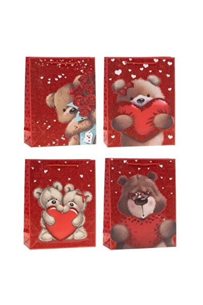 OEM Punga cadou / sac de cadou Rozette, mix de modele, imprimeu ursuleti si i...