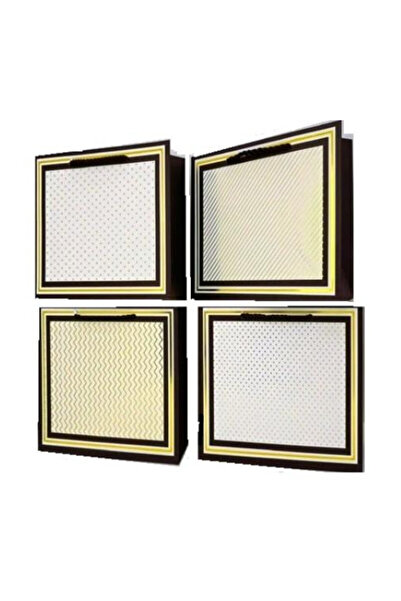 OEM W&K, Geanta cadou din hartie cu maner, Model XS, Multicolor, 14.5x15.7x7 cm
