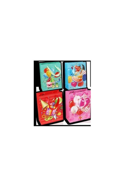 OEM Geanta cadou Kalpol laminata multicolor 26x32x10 cm