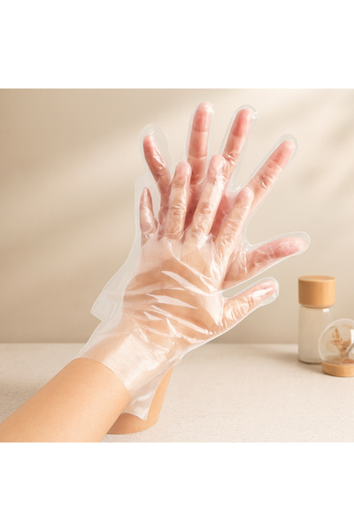 magicool Transparent Hdpe Disposable Gloves 100Pcs