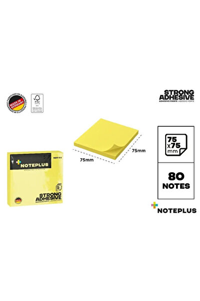 OEM Hartiute autoadezive MP Hârtie principală 75x75 mm 80 coli verzi