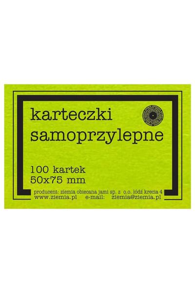 OEM Note adezive Ziemia Obiecana 50x75mm multicolor 100 foi