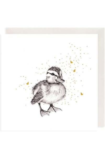 Clear Creations Set felicitare cu plic, Clear Creations, CL3808_BL Rata, Alb