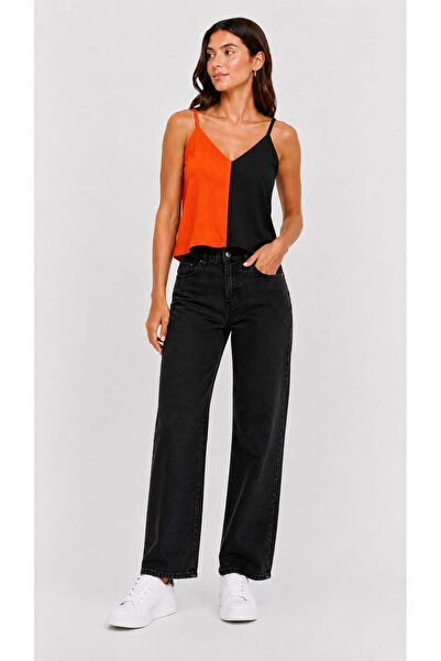 onno style women Sleeveless Strappy V-Neck Tricot Women's Blouse