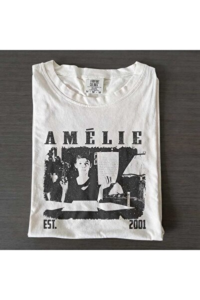 Grafftee Clothing تي شيرت أميلي مطبوع للجنسين مقاس كبير
