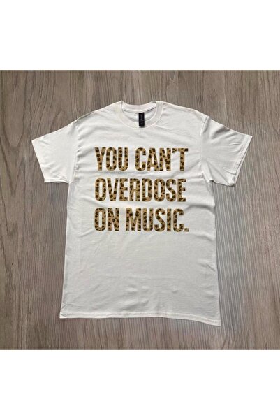 Grafftee Clothing لا يمكنك تناول مبالغة في الاستمتاع بالموسيقى، تي شيرت مطبوع...