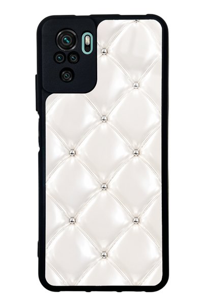 Spoyi حافظة هاتف Xiaomi Redmi Note 10 بتصميم وسادة ماسية لامعة