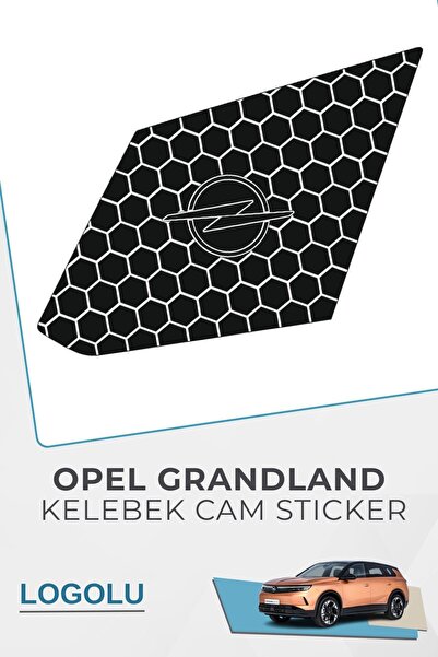GRAFİCAR Opel Grandland / 2025+ / 2Nd Generation Compatible Glass Sticker Set...