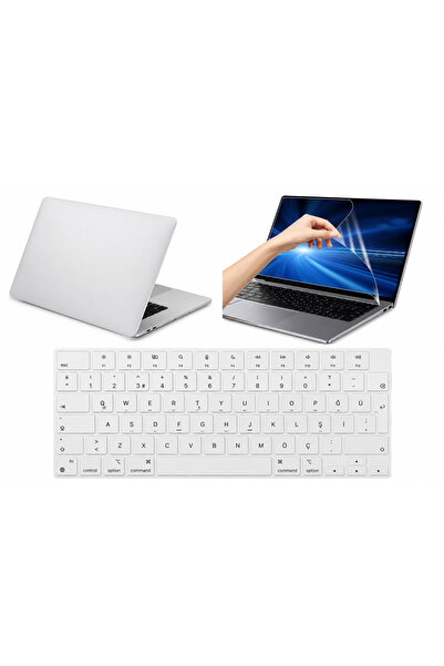 hk Macbook Pro 14 İnç A3185 A3401 A3434 A3426 A3427 M4 M5 PRO/MAX Kılıf Hardc...