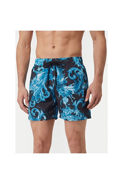 VERSACE JEANS Șorturi sport bărbați 80GAD11D CQ25D Negru