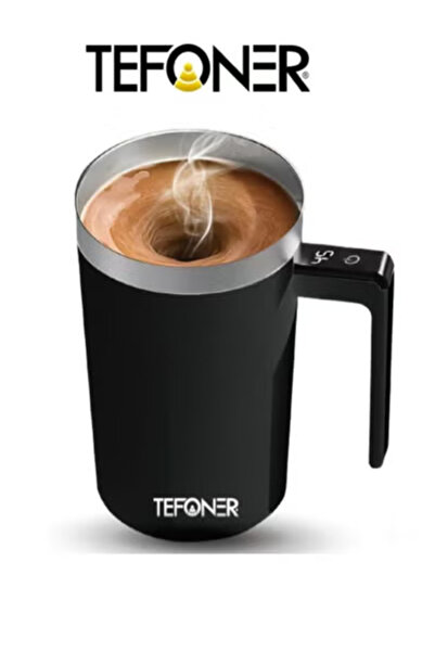 TEFONER Coffee Maker with Self-Motion. 500 ml Thermal Mug. Coffee Mug with He...