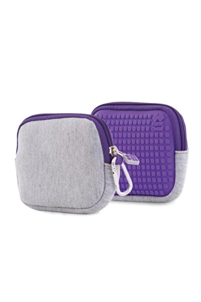 pixie Penar, Pixie, Neopren/Silicon, 15 x 11 x 2.3 cm, Gri/Violet