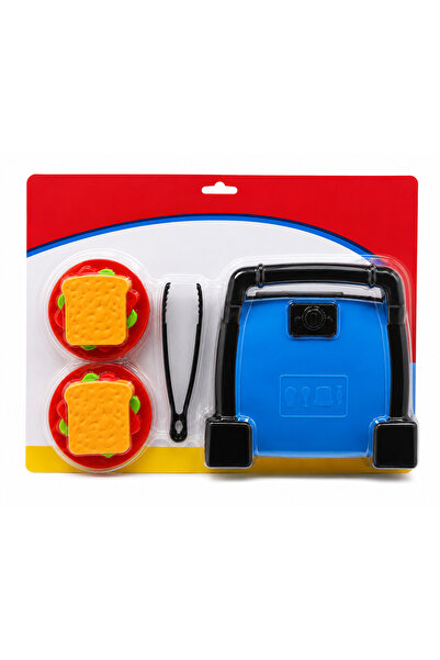 Prlk toys Toy Toaster Set – Toaster Play Set |   6 Piece Kitchen Toy Set Blue