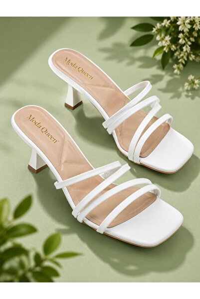 NewQueens Luna Women's Heel Slippers Women's Daily Slippers 7 cm