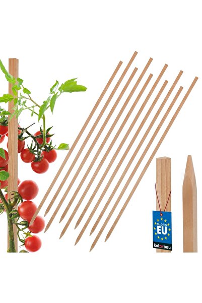 KOTARBAU Țăruși din lemn pentru roșii și legume, suport de grădină pentru cop...