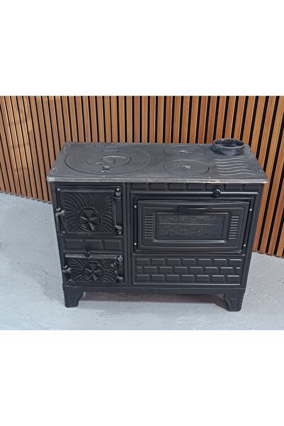 flamestove FLAME STOVE FS-327 DÖKÜM KAPAKLI MAT SİYAH 40 LIK EMAYE KUZİNE