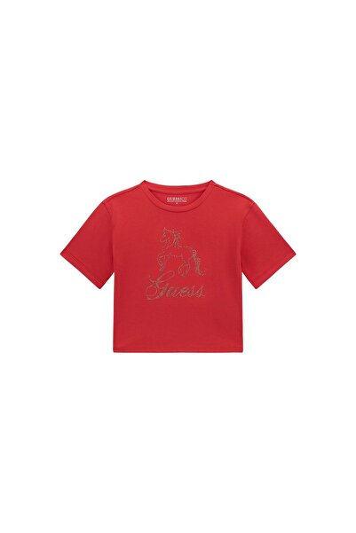 Guess Tricou de fată J6RI38K6YW4 Roșu