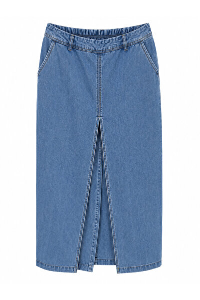 ZANESSİ FASHION Plus Size Denim Women's Trousers