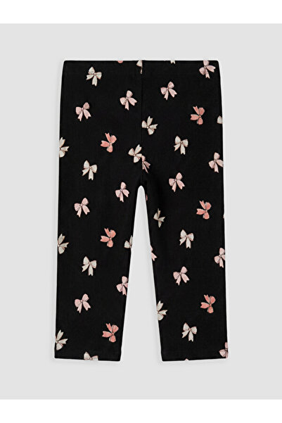 LC Waikiki Girls' Leggings with Bow Print and Waist Cord from Uzg Store for S...