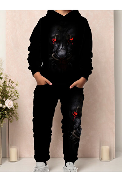 valeriae Calle 00 Urban Street Style 3 Threaded Rastered Sweatpants Set