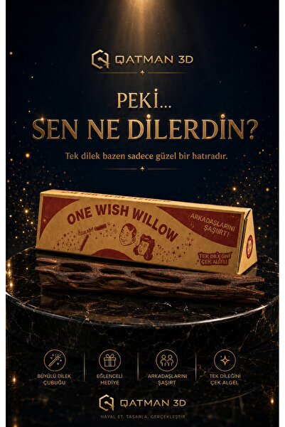 Qatman3d Tek Dilek Söğüt Ağacı - Obsession One Wish Willow Dilek Çubuğu | Fil...
