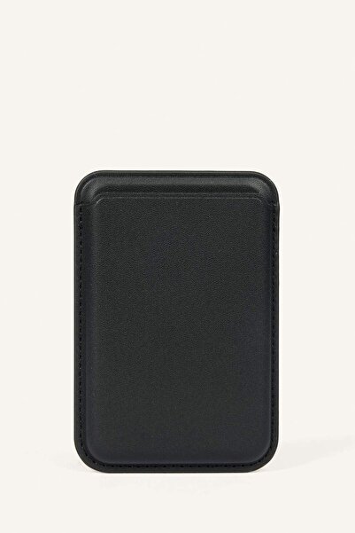 DeFacto Unisex Faux Leather Purple Card Holder I6568Axns