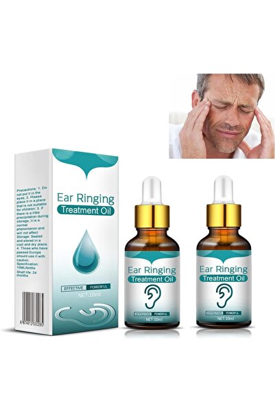 SUMIFUN 2Pcs Herbal Tinnitus Drops, Ear Care Solution, Effective Tinnitus Man...