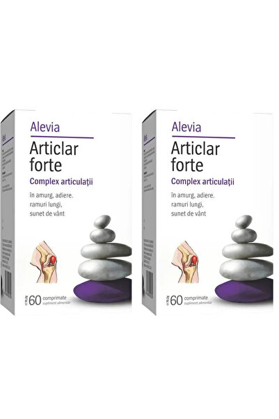 Alevia Pachet Articlar Forte Complex Articulatii 60cpr+60cpr