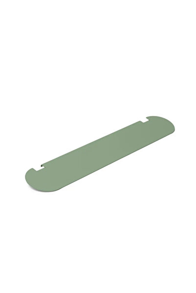Pedestal Etajeră TV, tip piedestal, cu rafturi tubulare, 99 x 18 cm, verde sa...