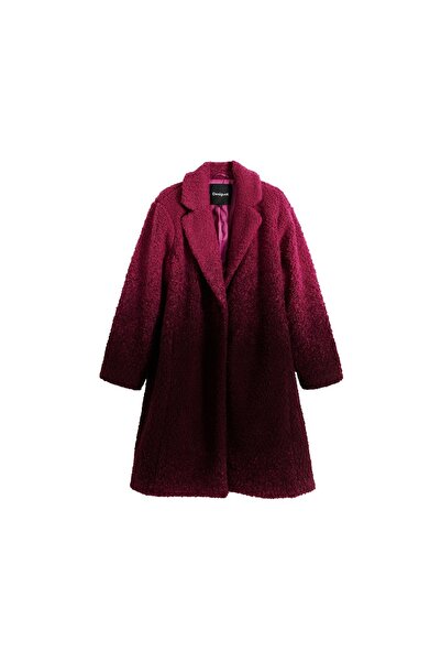 Desigual Palton de iarnă pentru femei 25WWEW64 Bordeaux
