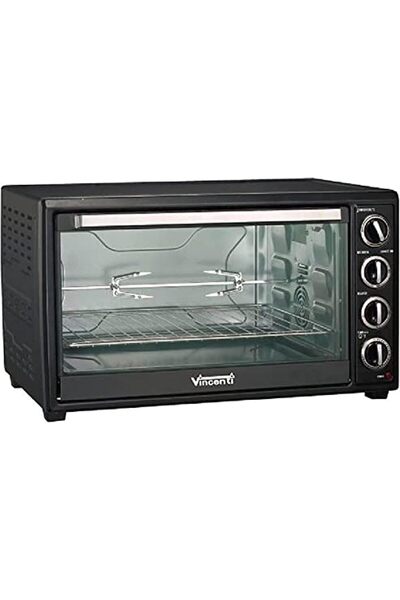 Vincenti 100L Rotisserie Electric Oven, inside lamp, 5 knob easy control, lar...