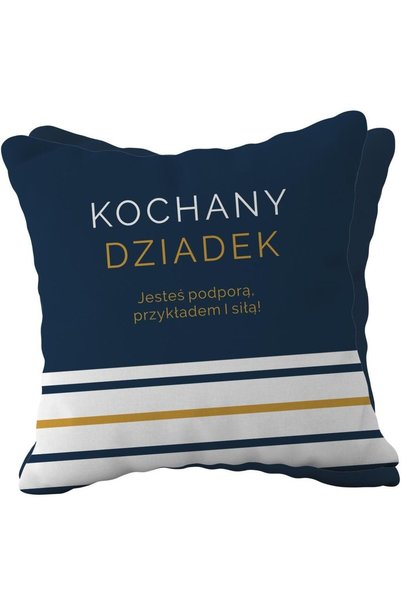 Be-Happy Gifts Perna decorativa/perna de decor Kochany Dziadek, certificata O...