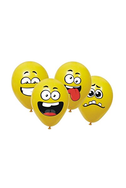 Arpex Balon set 6 buc multicolor 25cm cu stickere