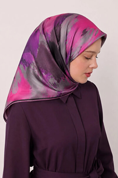 Lesscarves Cotton Silk Scarf with Tie-Dye Pattern Ls2204
