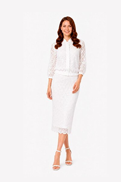 Ravelle Brand White Cotton Lace deux piece PALOMA