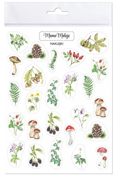 Mama Maluje Set de stickere decorative cu motive, Mama Maluje, Multicolor