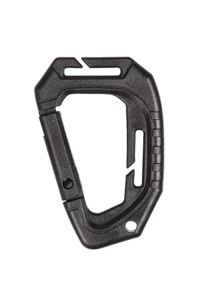 Mil-Tec Tactical Carabiner Molle Μαύρο 2τμχ
