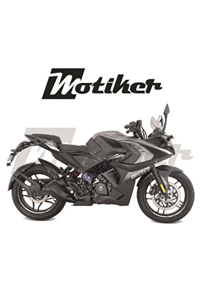 Motiker Bajaj Pulsar RS200 Orta Şase Forget Karbon Tasarımı Sticker Etiket Mo...