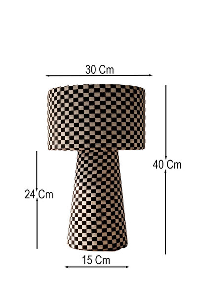 Hmydesign Handmade Kumaş Abajur - Quadra
