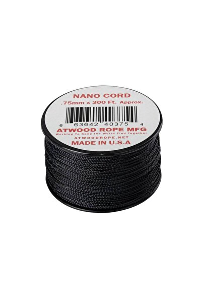 Atwood Rope MFG Σχοινί Nano Cord Atwood Μαύρο